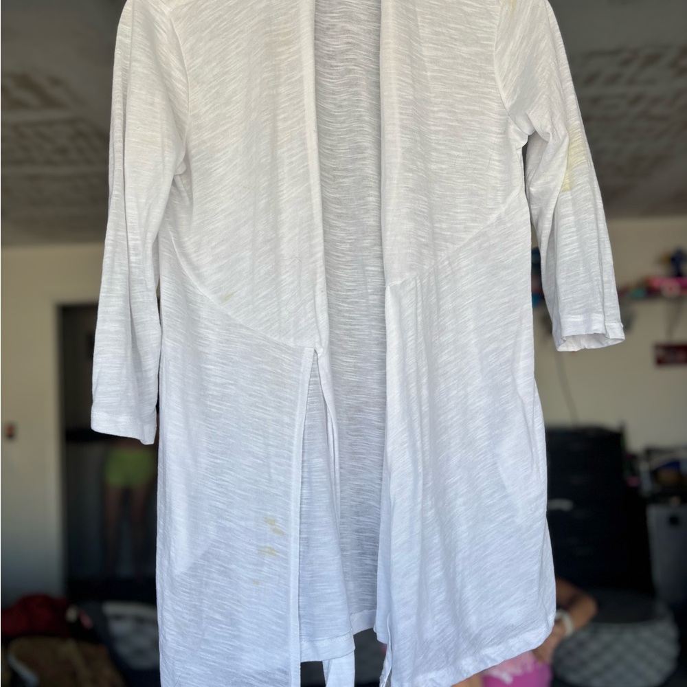 Elegant White Women's Cardigan